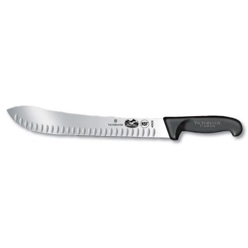 40636 12 Straight, Granton Edge Butcher Knife - Kent Butchers
